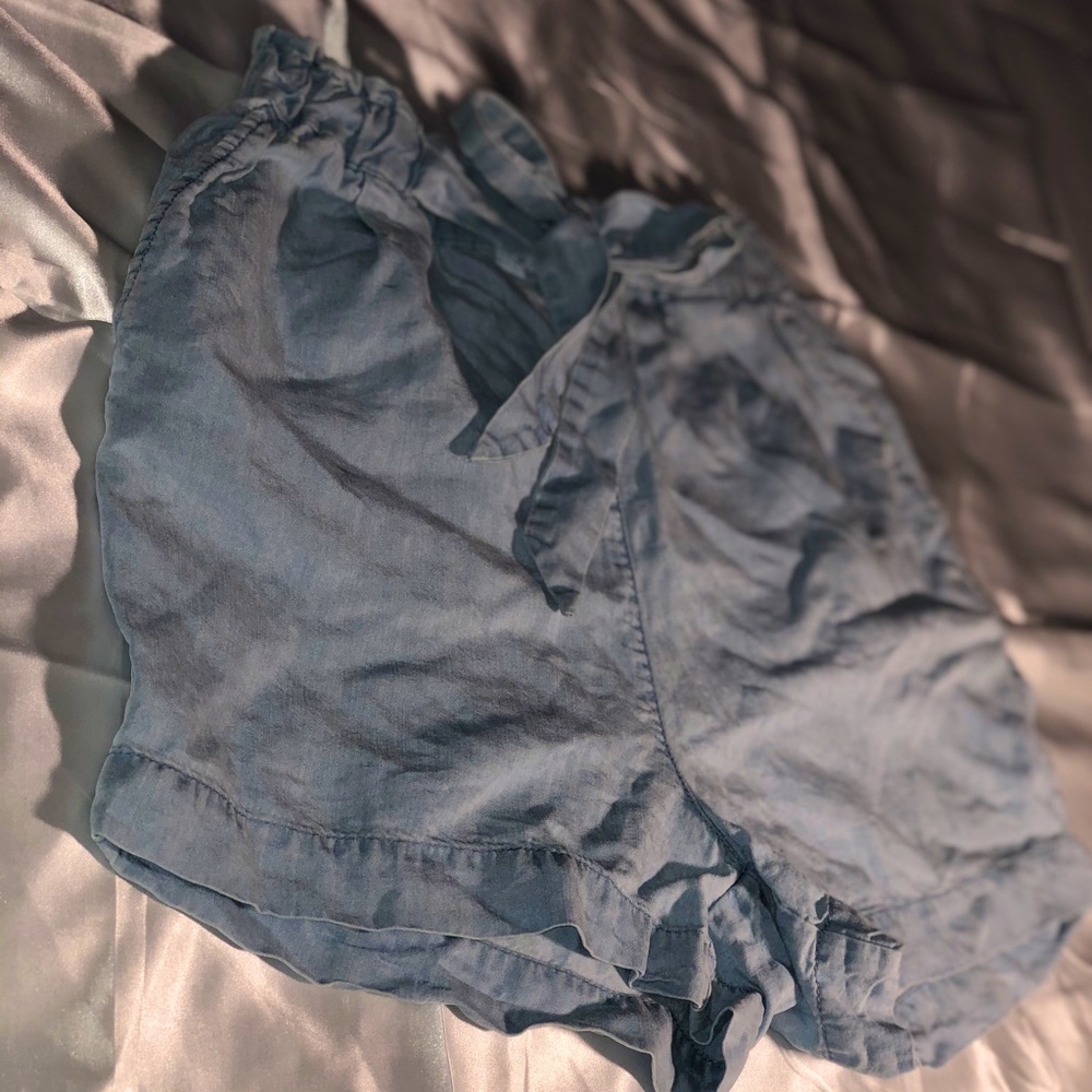 H&M High Waisted Soft Denim - Light Blue